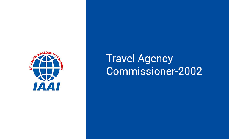 Travel Agency Commissioner-2002